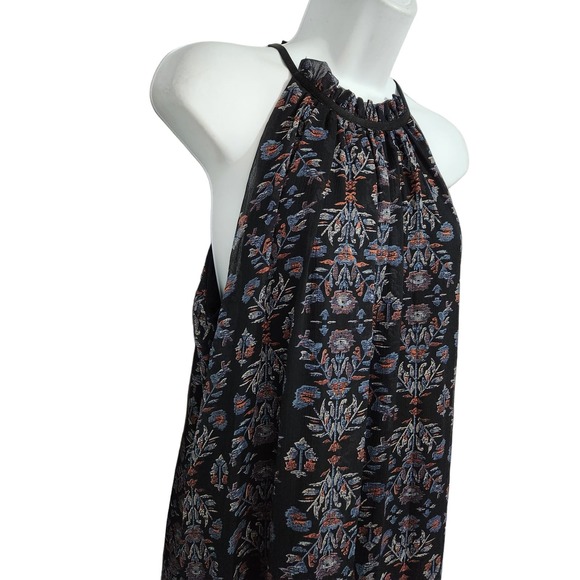 Chetta B Printed Halter Poly Maxi Dress 10 - Picture 3 of 4